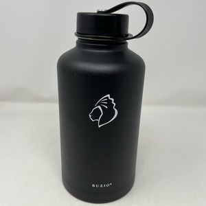BUZIO Insulated Stainless Steel Water Bottle Cold/Hot 64oz Black USED clean GHA3